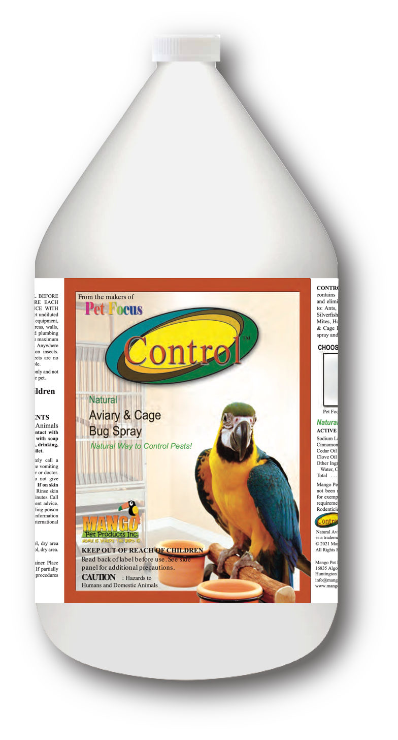 CONTROL NATURAL AVIARY & CAGE BUG SPRAY - GALLON