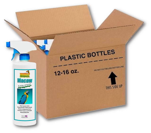 MACAW BATH SPRAY - 16 OUNCE BOTTLES - CASE OF 12