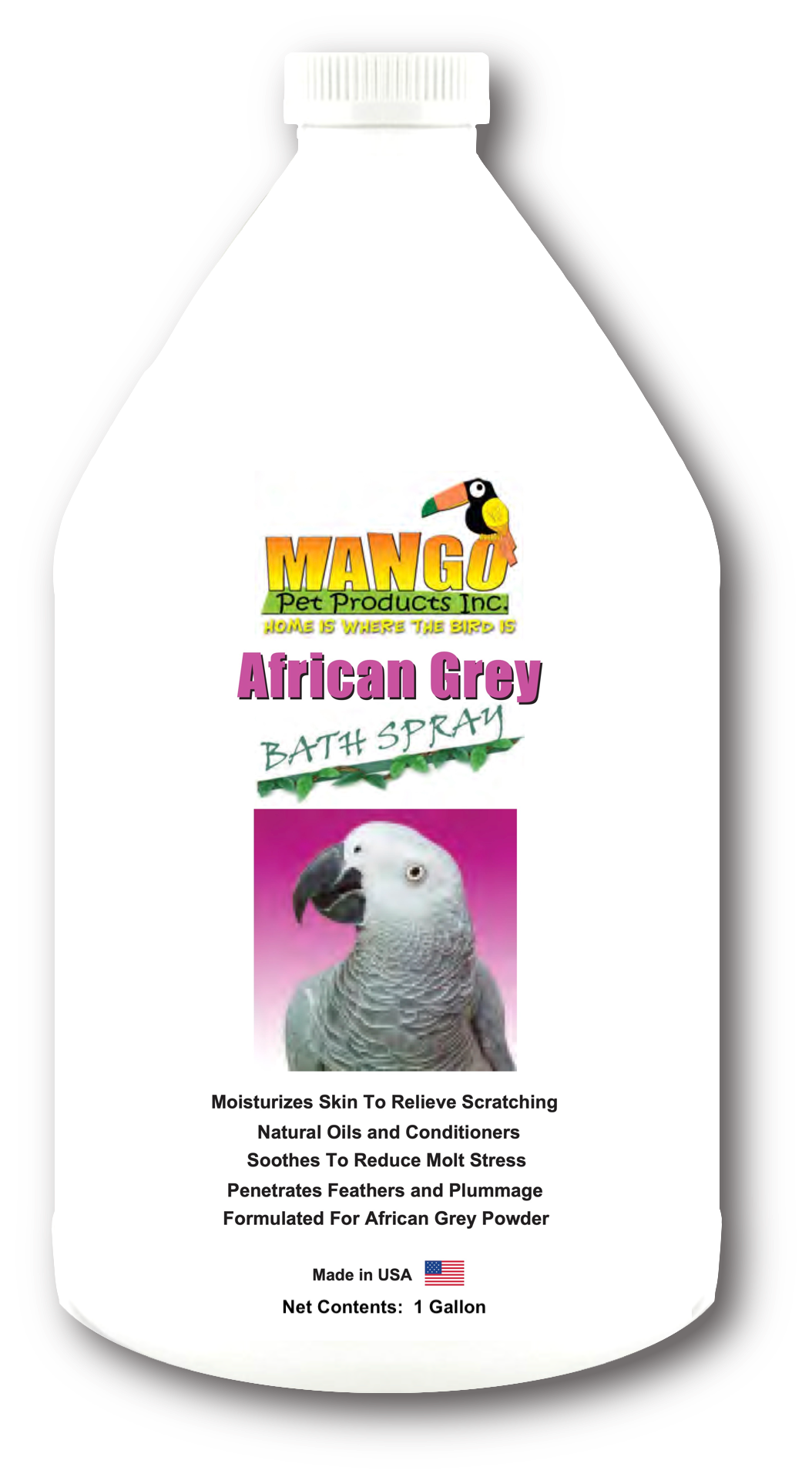 AFRICAN GREY BATH SPRAY - GALLON REFILL