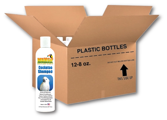 COCKATOO SHAMPOO - 8 OUNCE BOTTLES - CASE OF 12