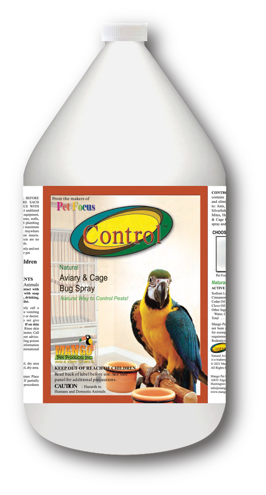 CONTROL NATURAL AVIARY & CAGE BUG SPRAY - GALLON
