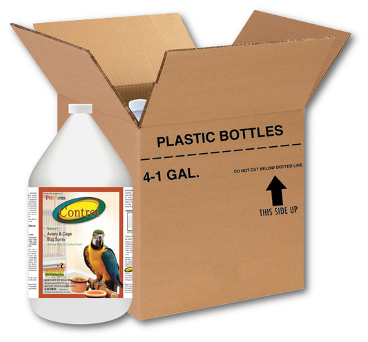 CONTROL NATURAL AVIARY & CAGE BUG SPRAY - CASE OF 4 GALLONS