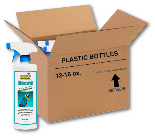 MACAW BATH SPRAY - 16 OUNCE BOTTLES - CASE OF 12