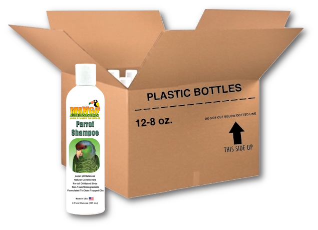 PARROT SHAMPOO - 8 OUNCE BOTTLES - CASE OF 12
