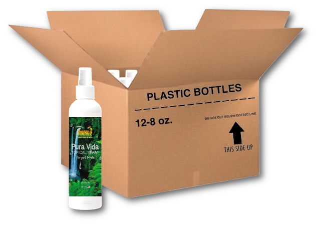 PURA VIDA AVIAN TOPICAL SPRAY - 8 OUNCE BOTTLES - CASE OF 12