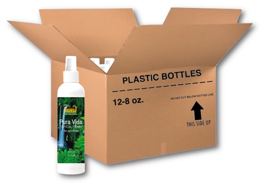 PURA VIDA AVIAN TOPICAL SPRAY - 8 OUNCE BOTTLES - CASE OF 12