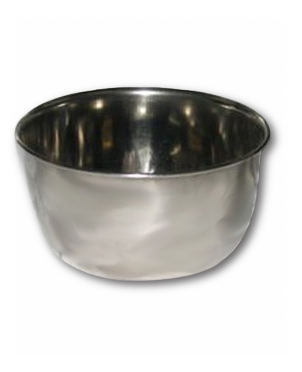 STAINLESS STEEL FEEDING DISH - 8 OUNCE